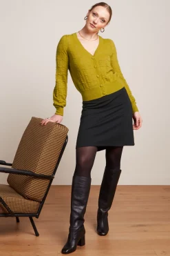 King Louie Rokken|Border Skirt Milano Uni Black