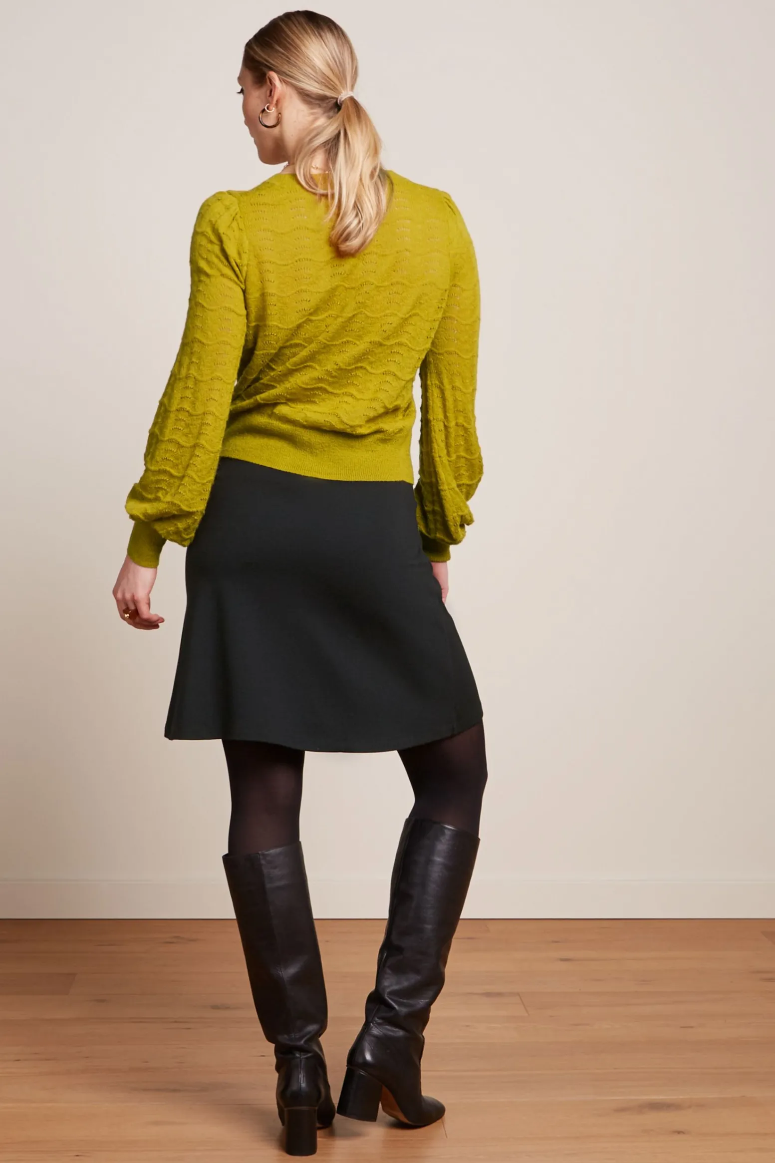King Louie Rokken|Border Skirt Milano Uni Black