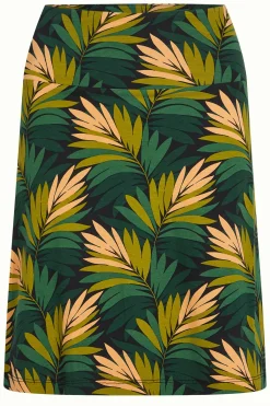 King Louie Rokken|Border Skirt Ornette Pine Green