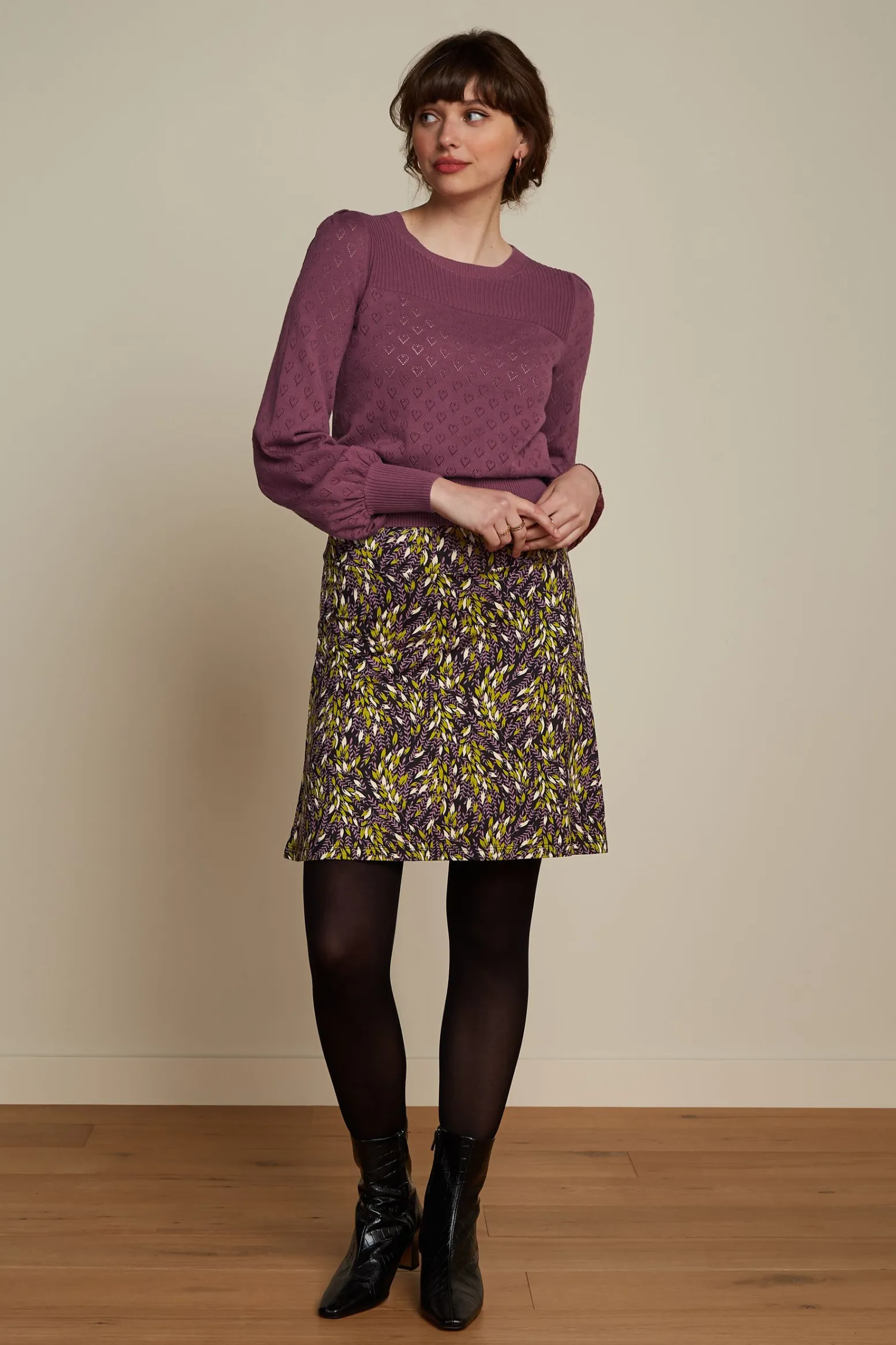 King Louie Rokken|Border Skirt Osio Black