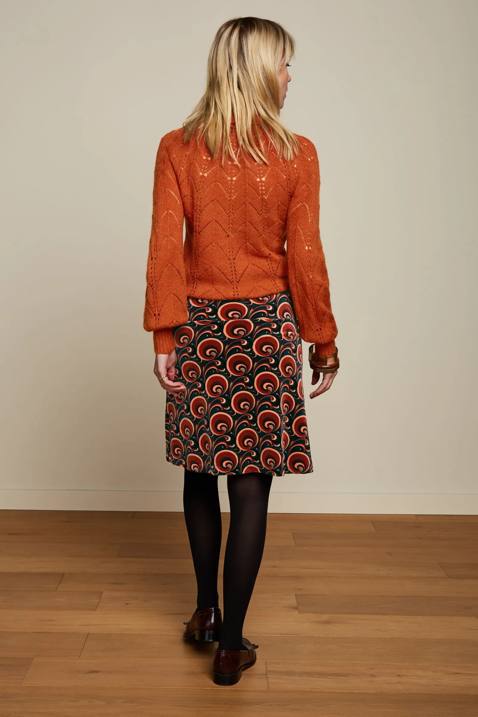 King Louie Rokken|Border Skirt Patchouli Pine Green