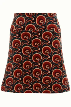 King Louie Rokken|Border Skirt Patchouli Pine Green
