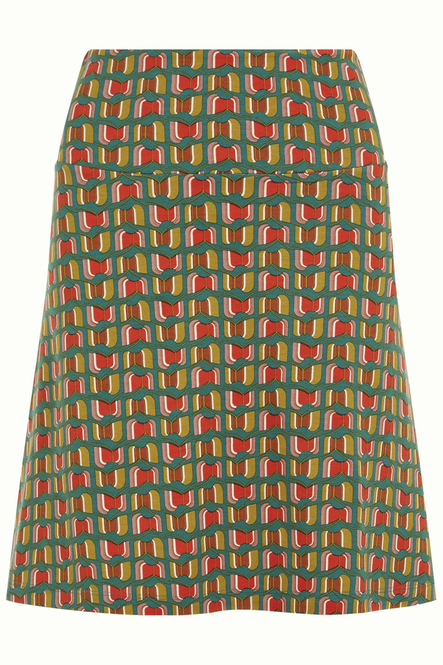 King Louie Rokken|Border Skirt Rondine Ponderosa Green
