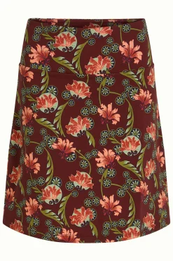King Louie Rokken|Border Skirt Shanty Cabernet Red