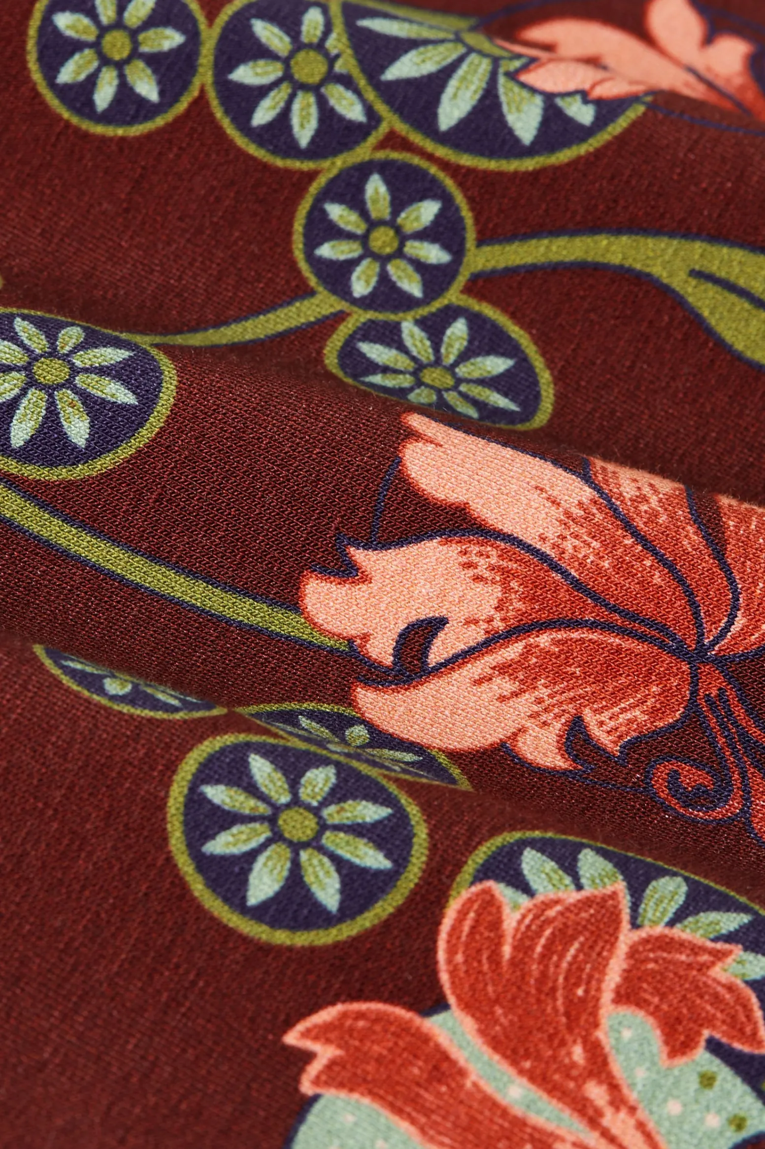 King Louie Rokken|Border Skirt Shanty Cabernet Red
