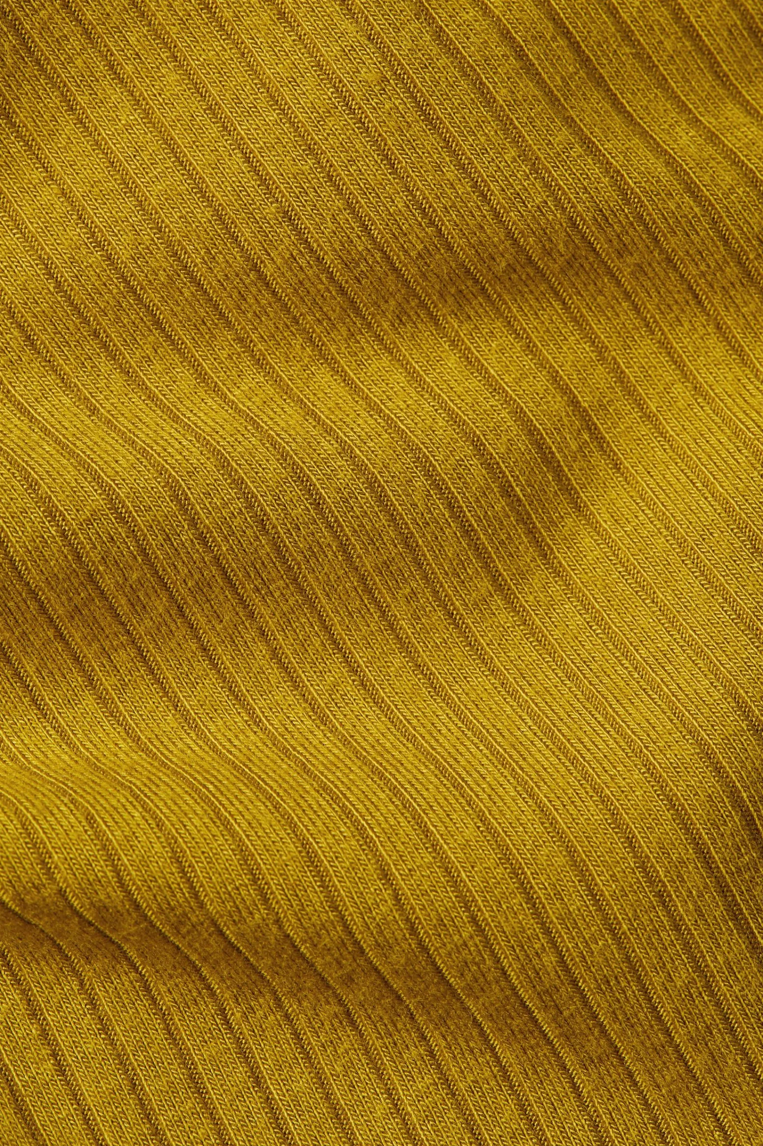 King Louie Tops & Shirts|Brigitta Top Uni Rib Curry Yellow