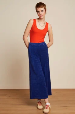 King Louie Tops & Shirts|Brigitta Top Uni Rib Sun Orange