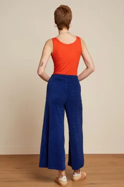 King Louie Tops & Shirts|Brigitta Top Uni Rib Sun Orange