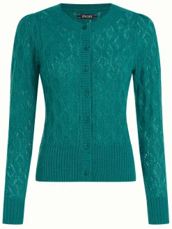 King Louie Vesten|Cardi Puff Borgo Ponderosa Green
