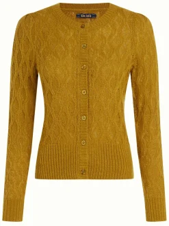 King Louie Vesten|Cardi Puff Borgo Koi Yellow
