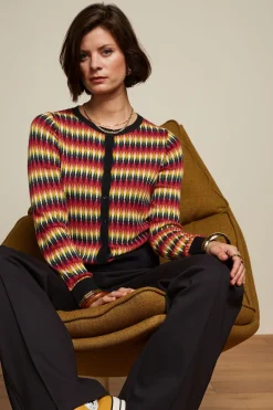 King Louie Vesten|Cardi Roundneck Celina Black