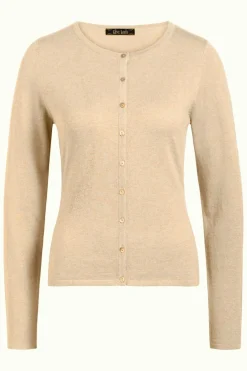King Louie Vesten|Cardi Roundneck Cocoon Cream