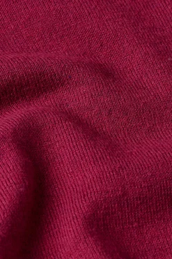 King Louie Vesten|Cardi Roundneck Cocoon Beaujolais Red