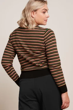 King Louie Vesten|Cardi Roundneck Gilmour Black