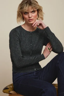 King Louie Vesten|Cardi Roundneck Lapis Black