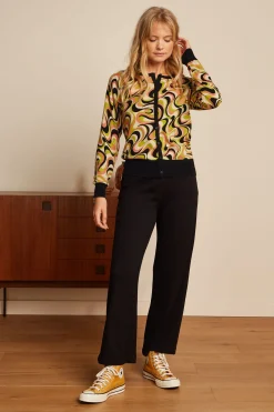 King Louie Vesten|Cardi Roundneck Manic Spring Yellow