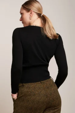 King Louie Vesten|Cardi V Cocoon Black