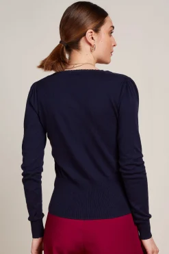 King Louie Vesten|Cardi V Cocoon Blue