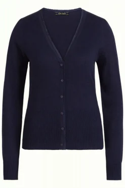King Louie Vesten|Cardi V Cocoon Blue