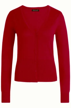 King Louie Vesten|Cardi V Cocoon Icon Red