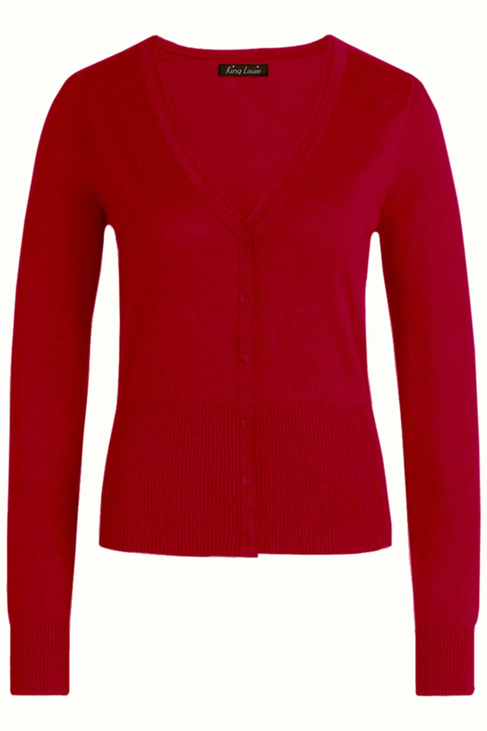 King Louie Vesten|Cardi V Cocoon Icon Red