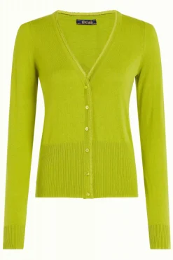 King Louie Vesten|Cardi V Cocoon Citronelle Yellow