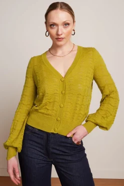King Louie Vesten|Cardi V Terme Koi Yellow
