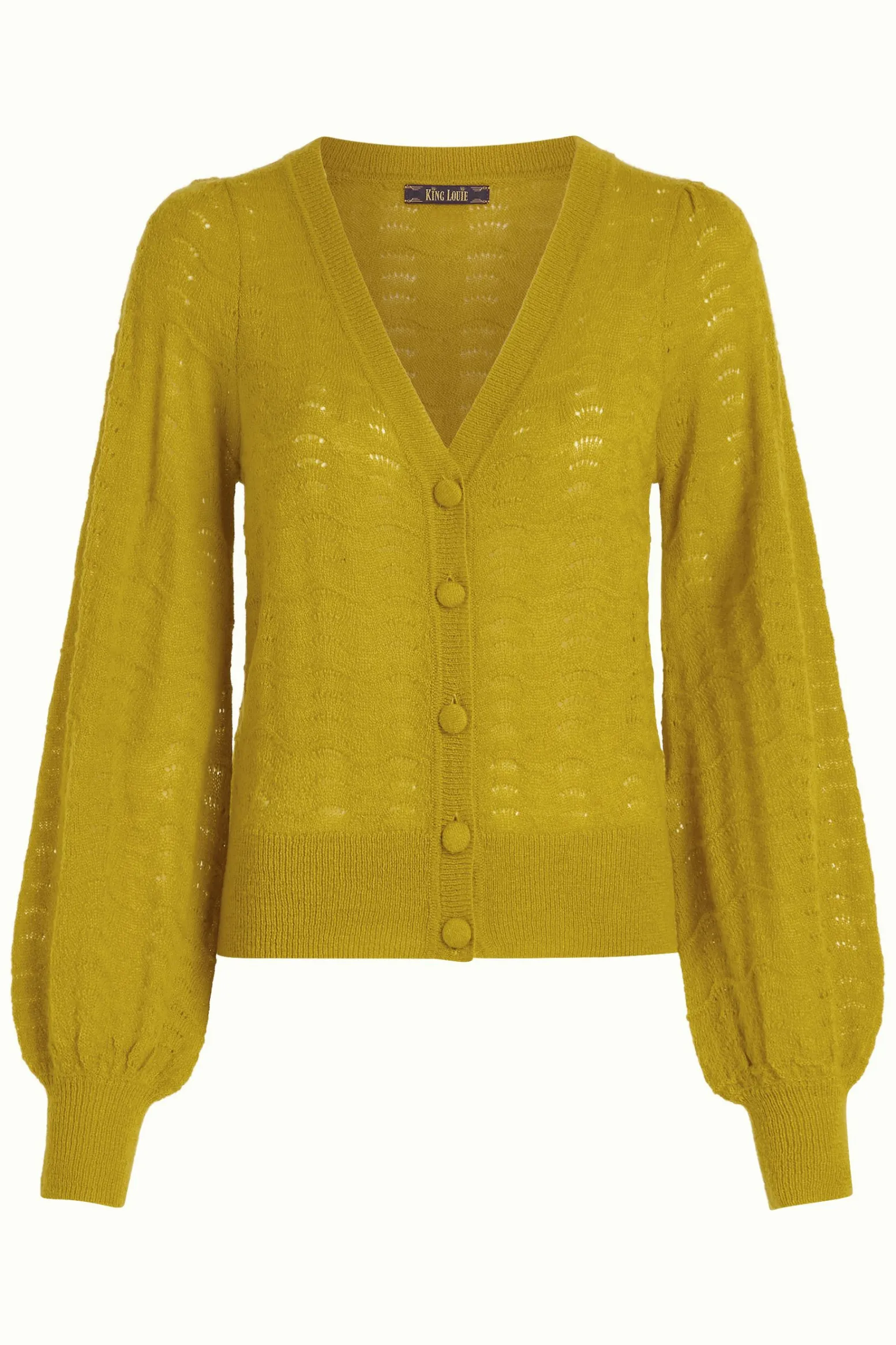 King Louie Vesten|Cardi V Terme Koi Yellow