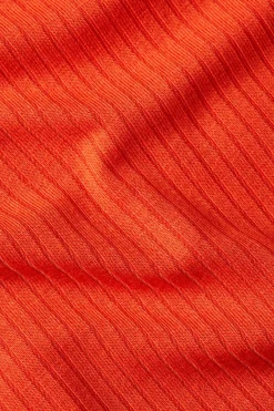 King Louie Tops & Shirts|Carice Top Uni Rib Sun Orange