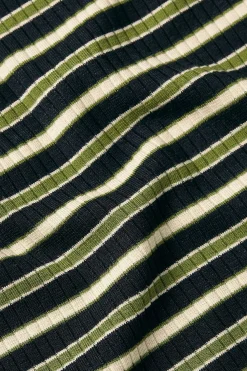 King Louie Tops & Shirts|Carice V Top Pimm Stripe Woodbine Green