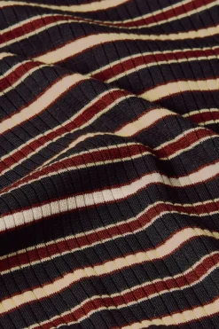 King Louie Tops & Shirts|Carice V Top Pimm Stripe Cabernet Red