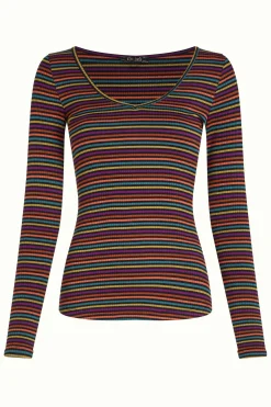 King Louie Tops & Shirts|Carice V Top Rolla Stripe Umbre