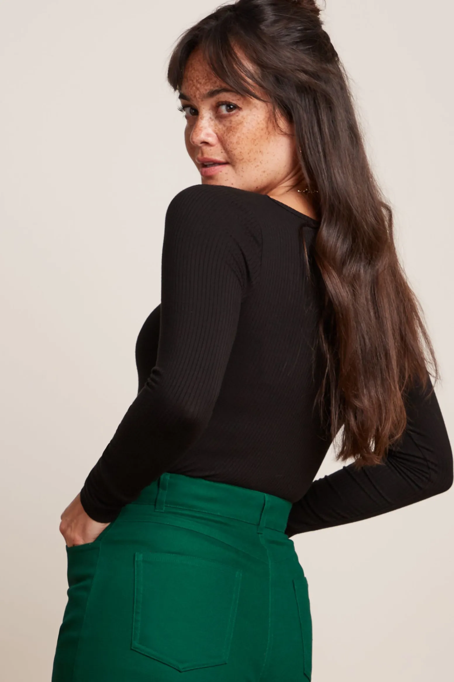 King Louie Tops & Shirts|Carice V Top Uni Rib Black