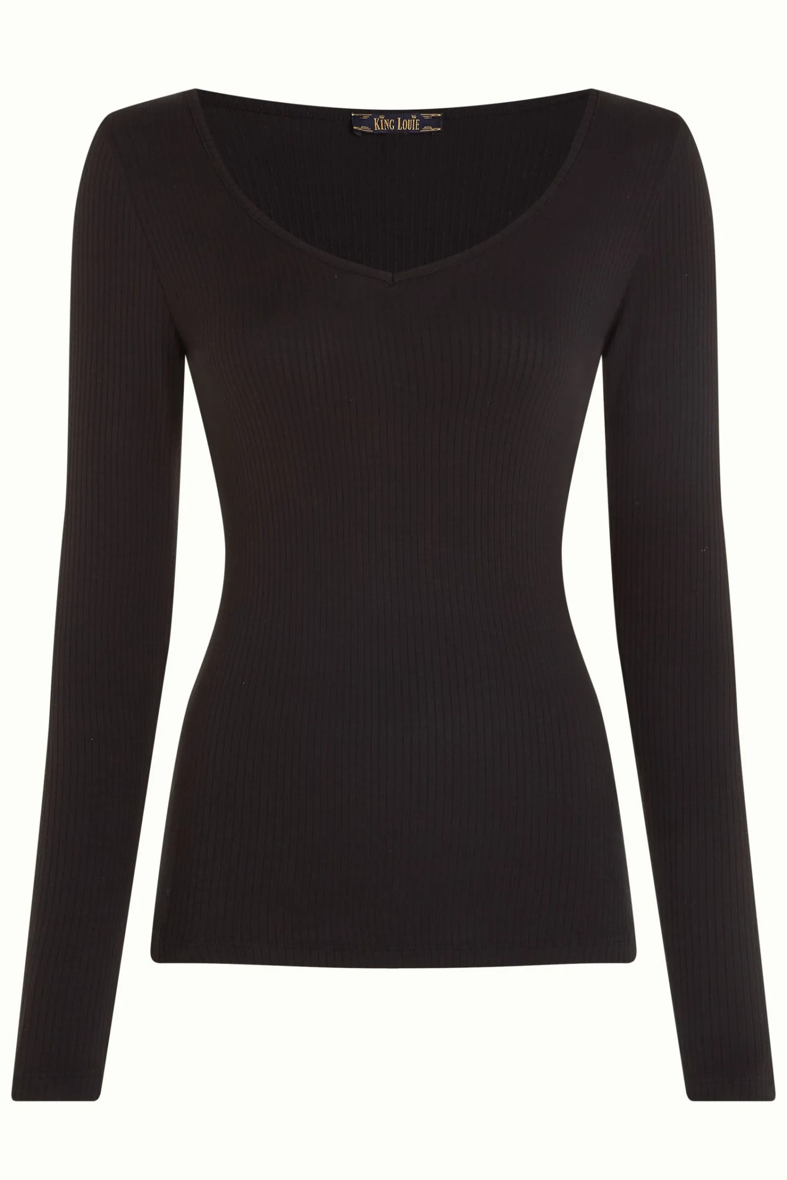 King Louie Tops & Shirts|Carice V Top Uni Rib Black