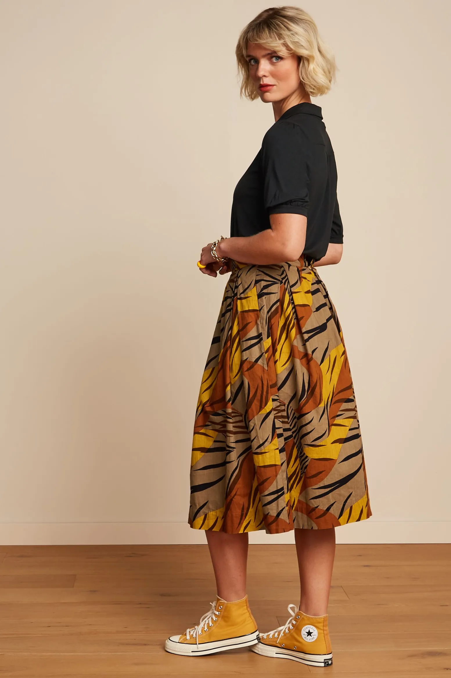 King Louie Blouses|Carina Blouse Ecovero Light Black