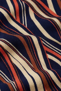 King Louie Blouses|Carina Blouse Merrill Blue
