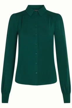 King Louie Blouses|Carina Blouse Viscose Light Urban Green