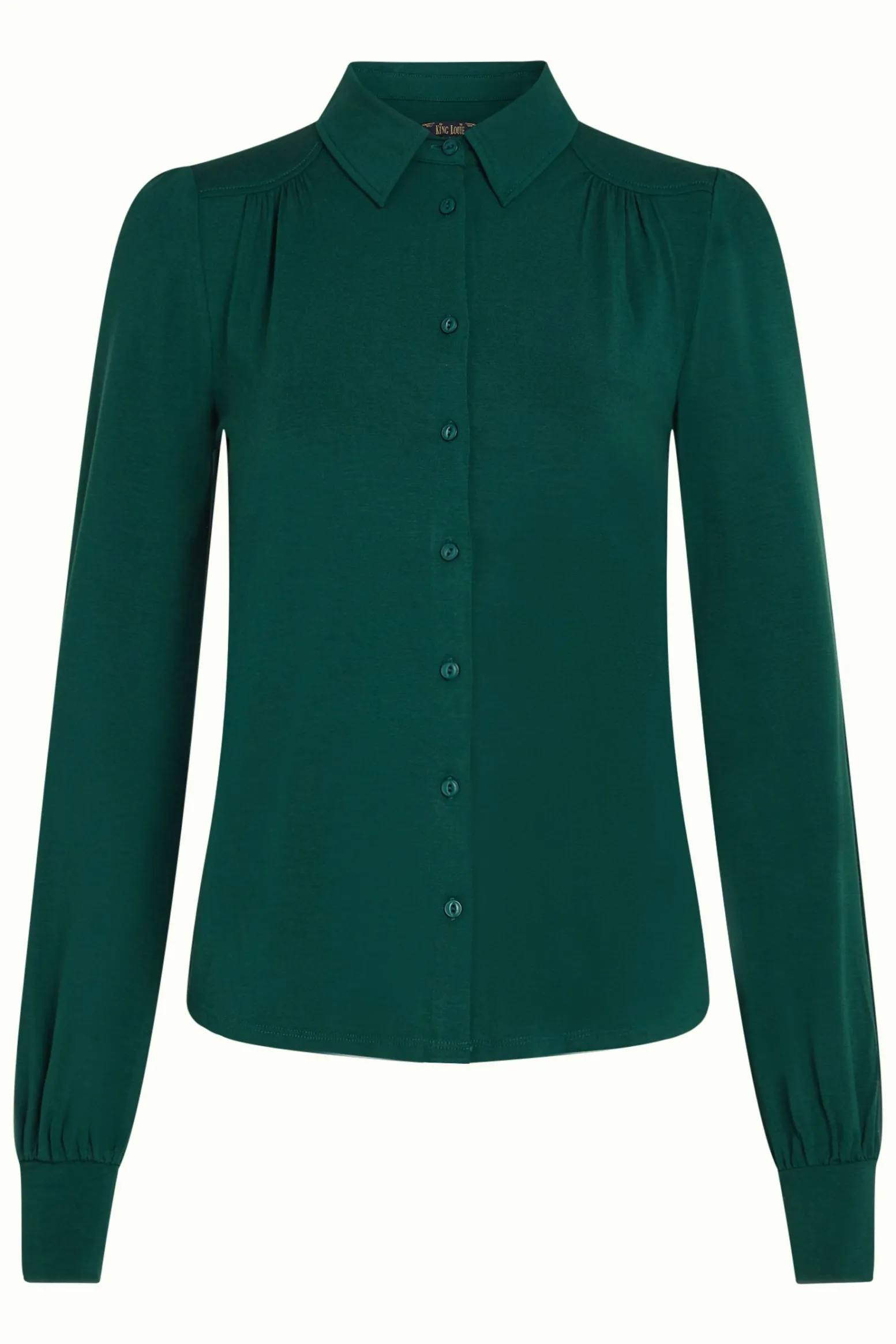 King Louie Blouses|Carina Blouse Viscose Light Urban Green