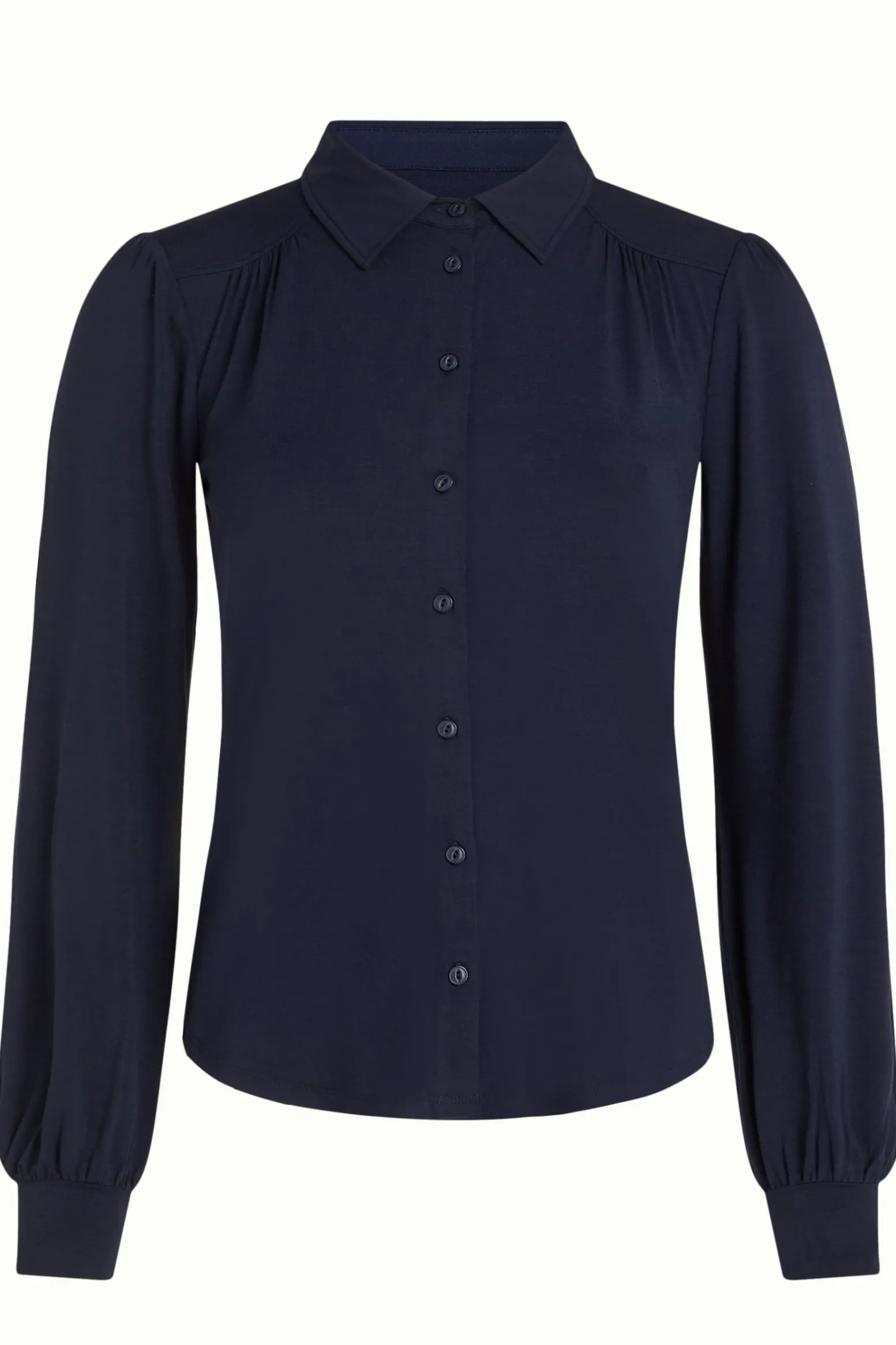 King Louie Blouses|Carina Blouse Viscose Light Evening Blue