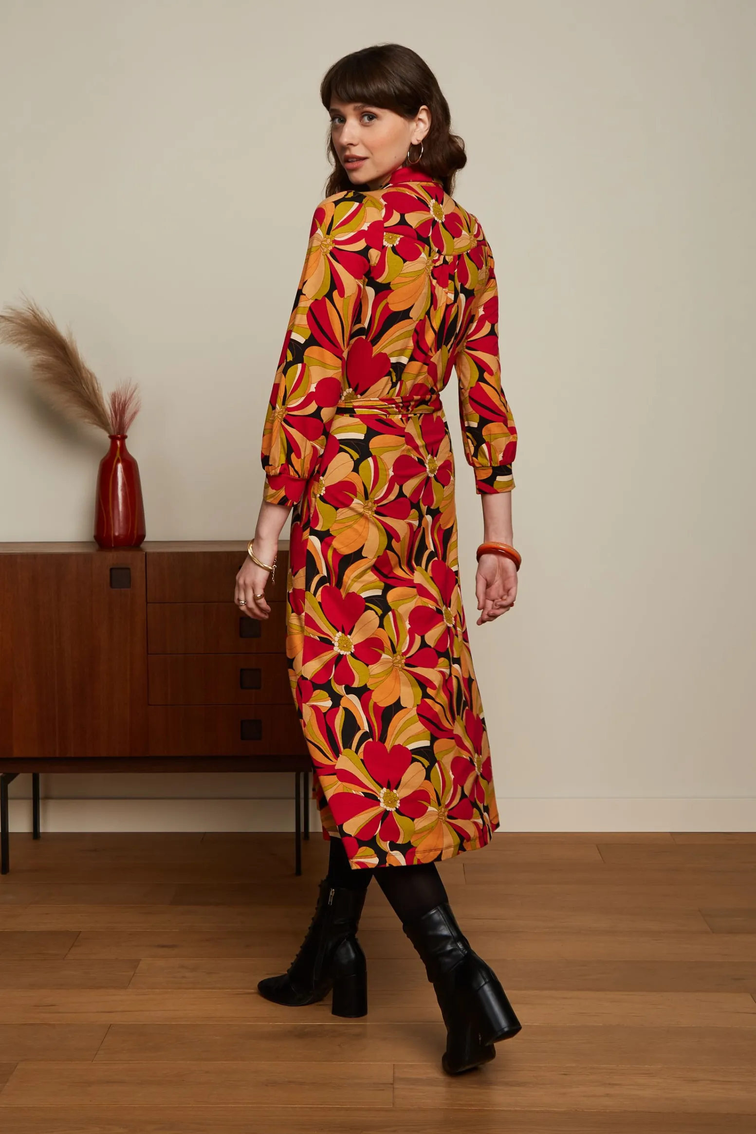 King Louie Jurken|Carina Dress Adore Black