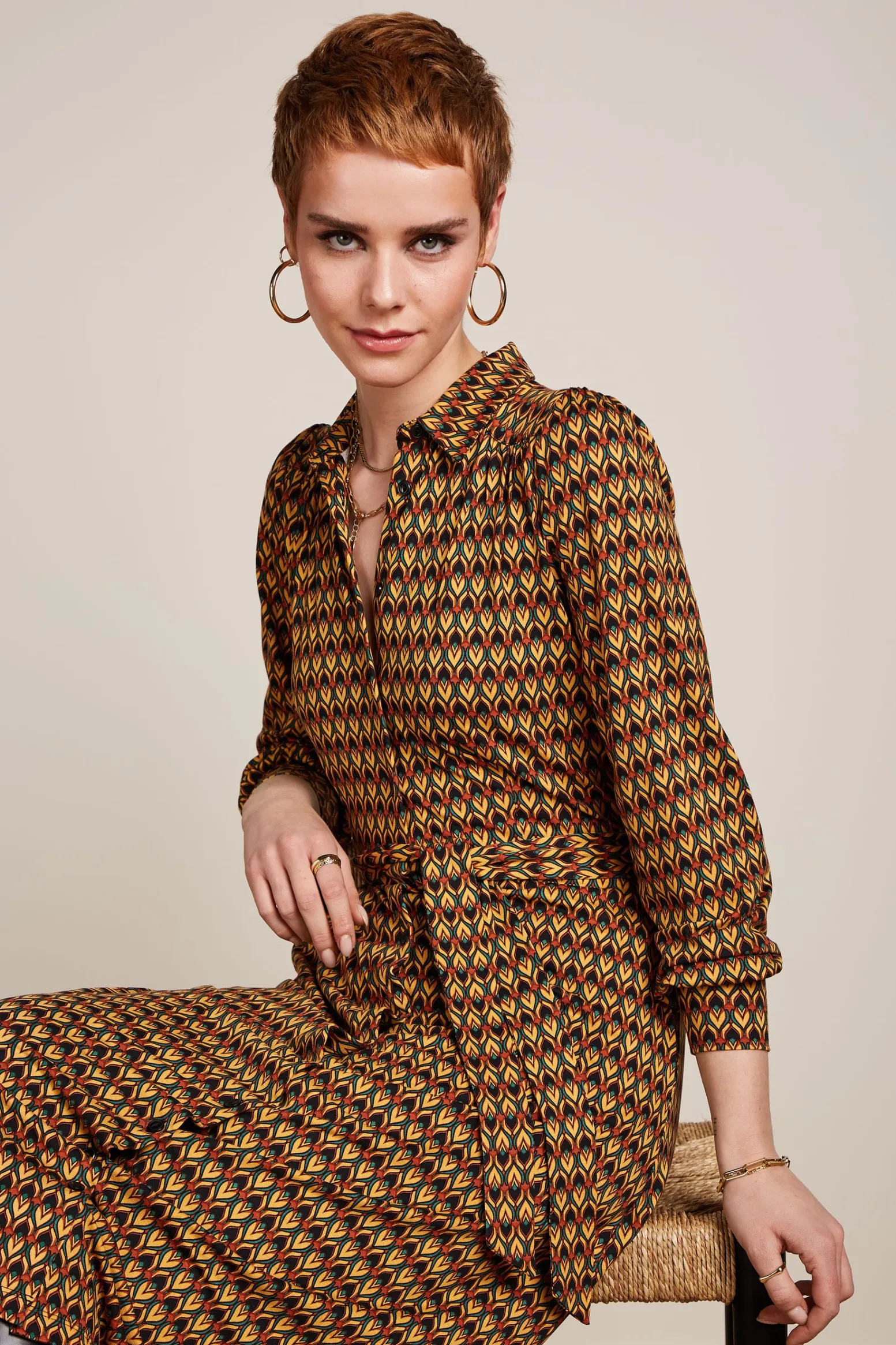 King Louie Jurken|Carina Dress Dandy Black