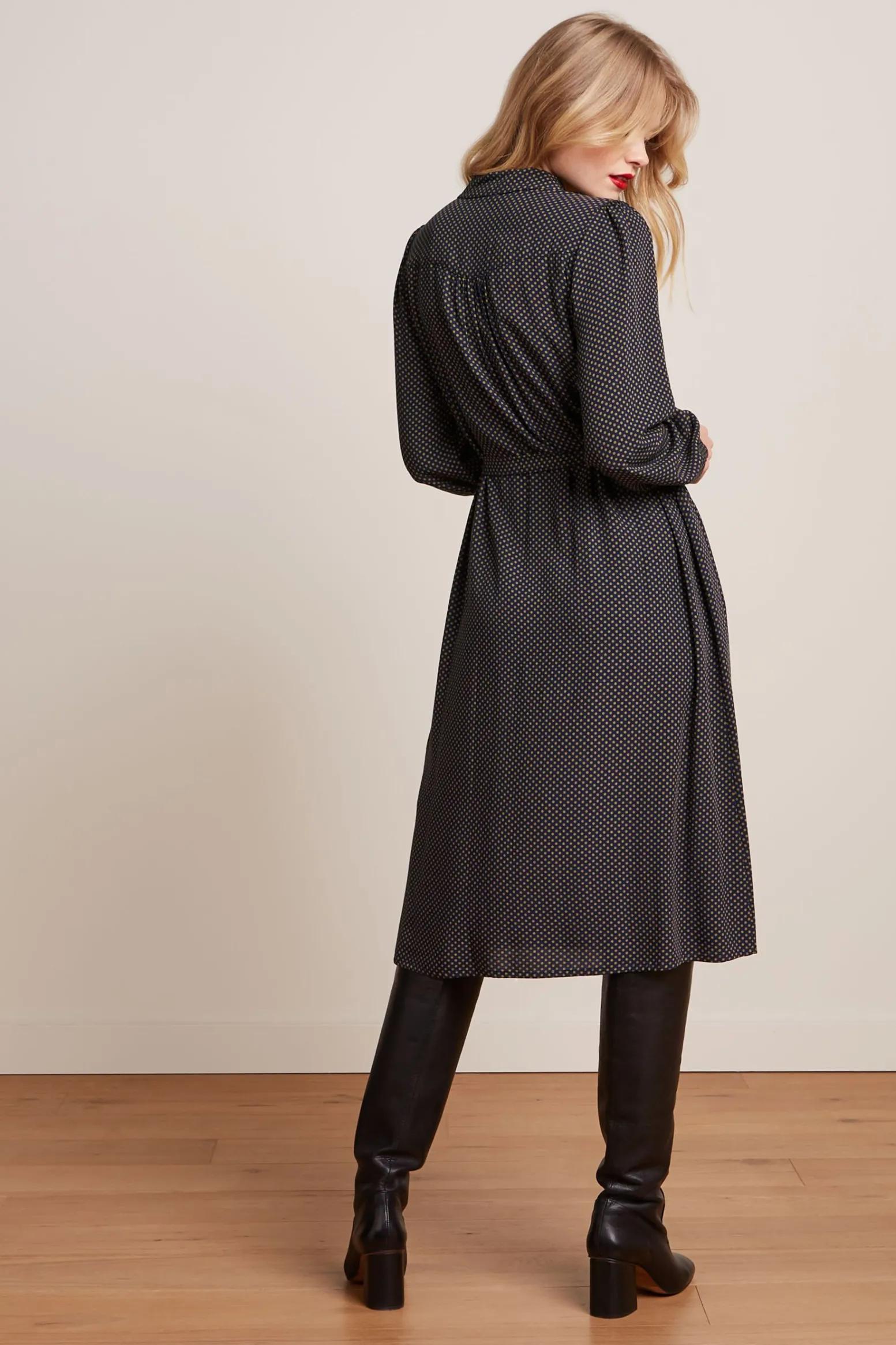 King Louie Jurken|Carina Dress Piper Evening Blue