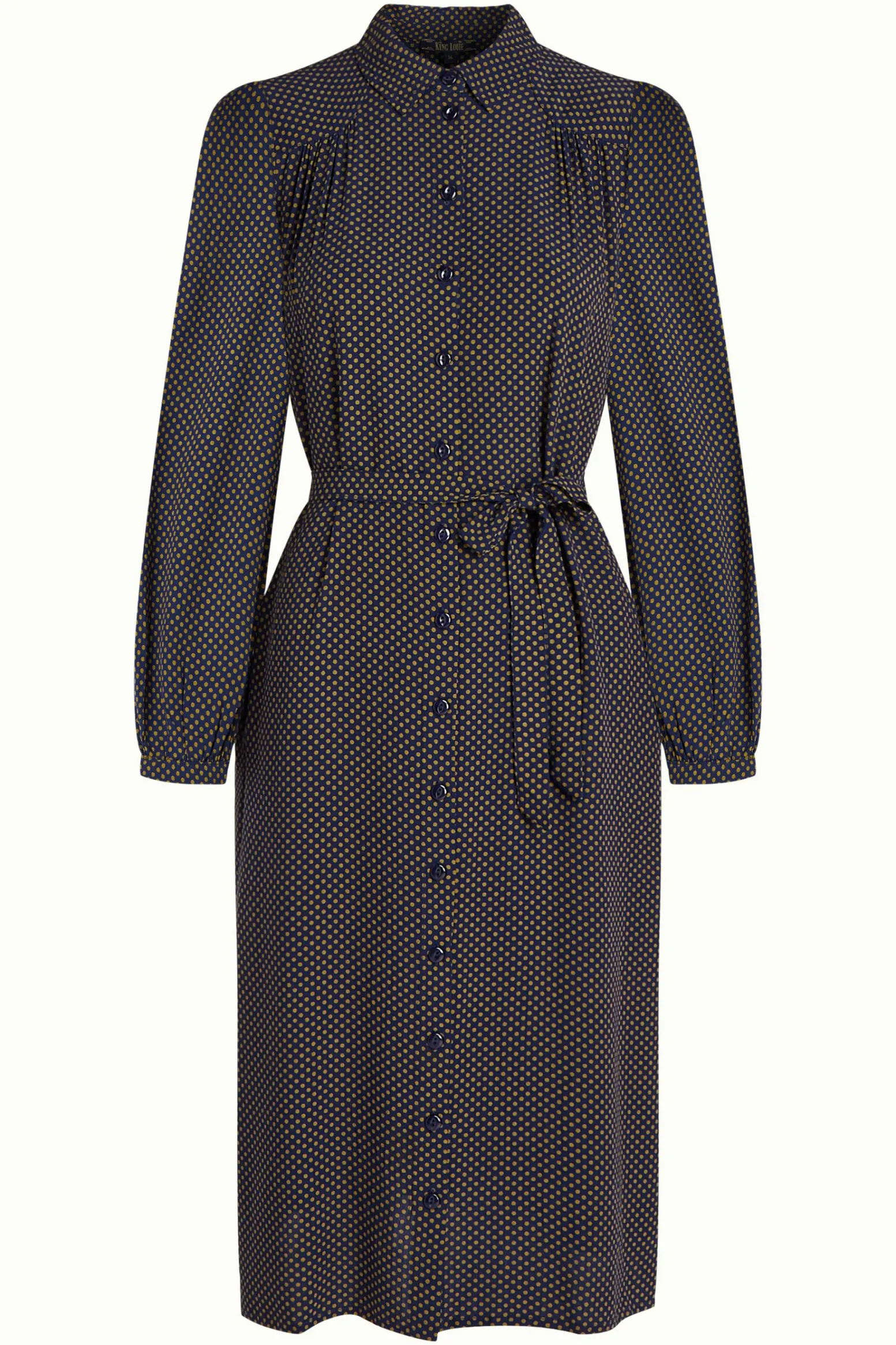 King Louie Jurken|Carina Dress Piper Evening Blue
