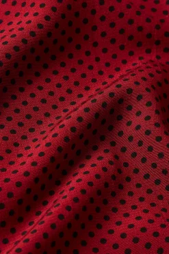 King Louie Jurken|Carina Dress Piper Cabernet Red