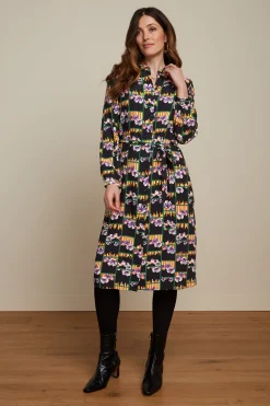 King Louie Jurken|Carina Dress Rebelle Black