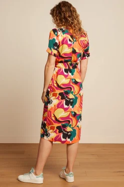 King Louie Jurken|Carina Tunic Dress Aurelio Shell Orange