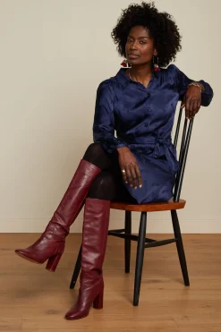King Louie Jurken|Carina Tunic Dress Rouge Ink Blue