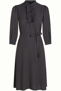 King Louie Jurken|Caro Dress Piper Evening Blue