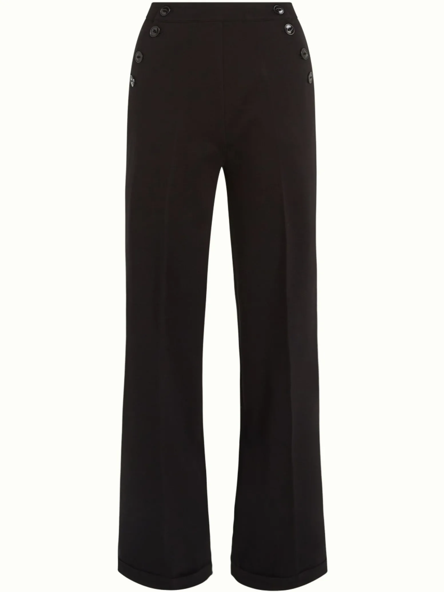 King Louie Broeken|Celi Sailor Pants Aurora Black
