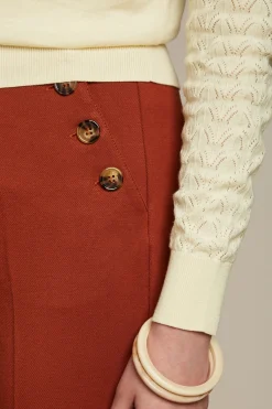 King Louie Broeken|Celi Sailor Pants Aurora Cognac Orange